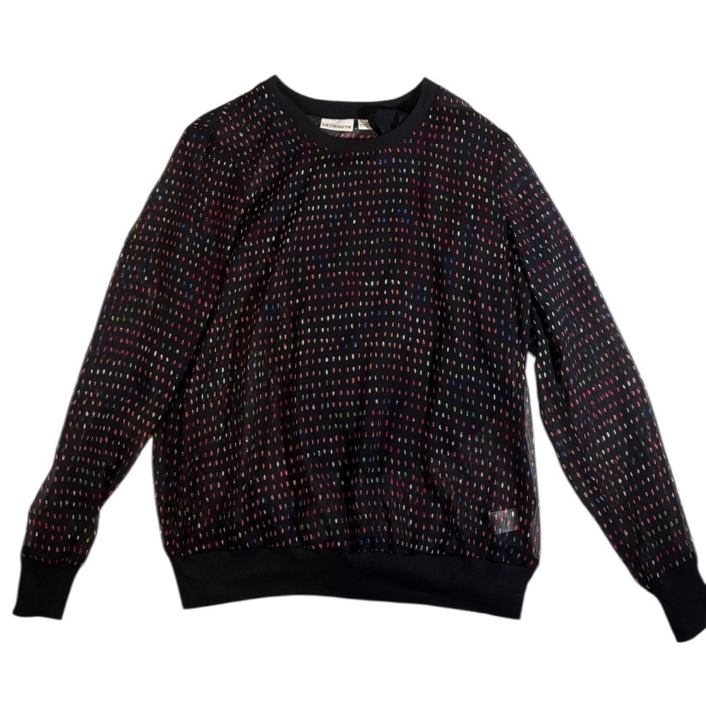 Liz Claiborne Polka Dot Top Womens Size M
Corpcore Business Boss Classic Preppy